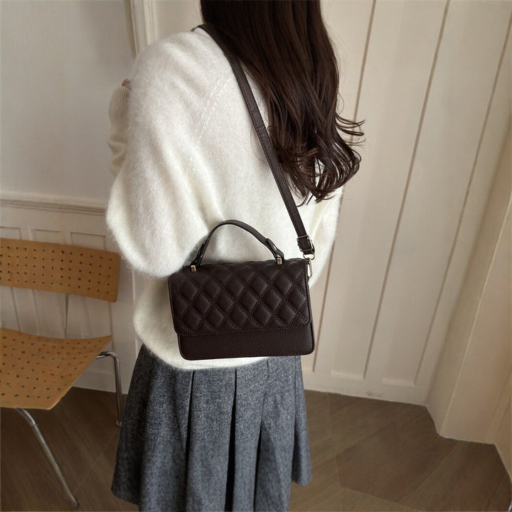Quilted Faux Leather Handcrafted Handbag