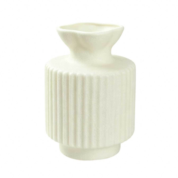 Textured Ceramic Flower Vase Stornfeild