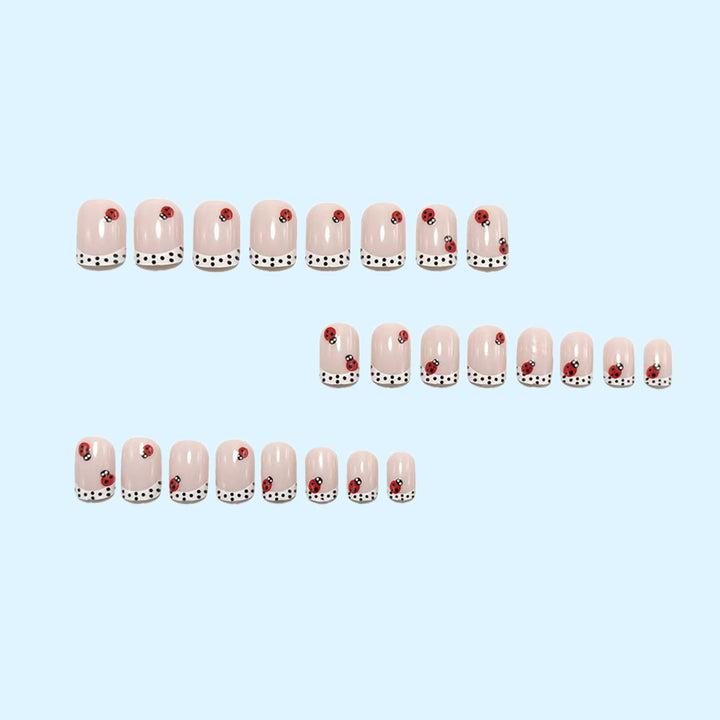 Nail art with cute ladybug designs Stornfield