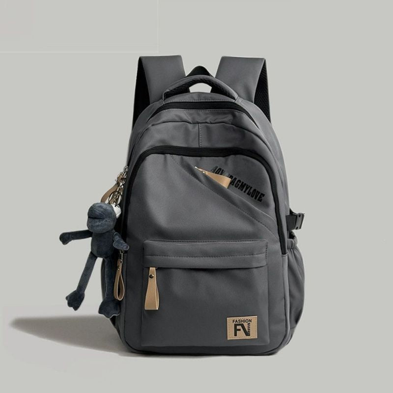 Versatile Urban Backpack with Cute Keychain Stornfield