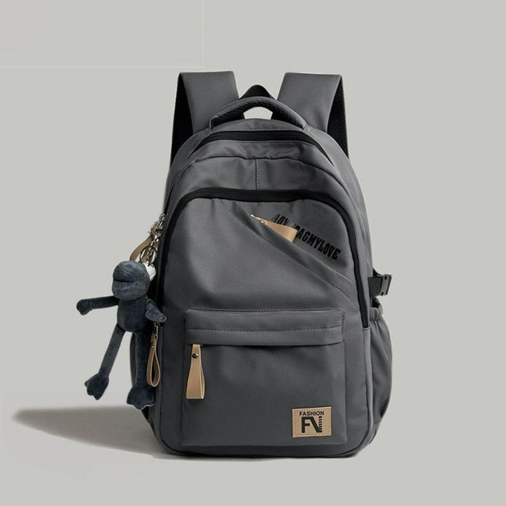 Versatile Urban Backpack with Cute Keychain Stornfield