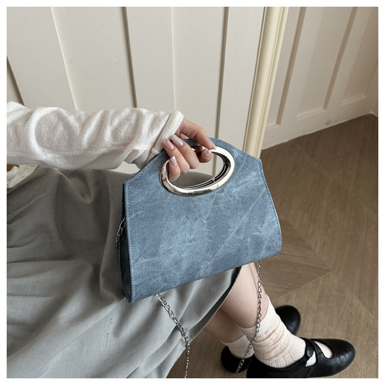Fashionable Denim Clutch