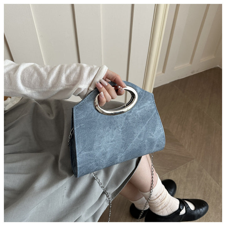 Fashionable Denim Clutch