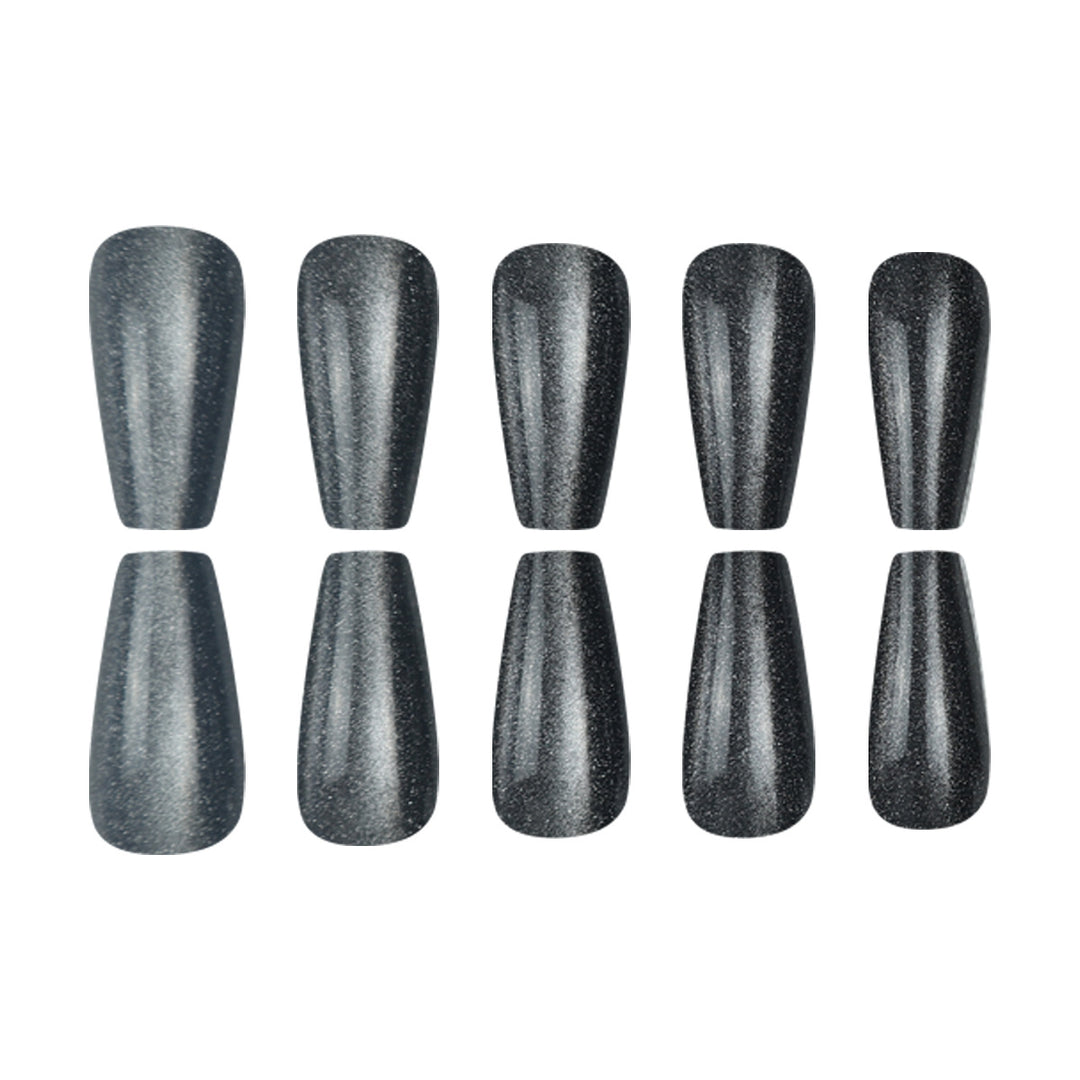 Glamorous Long Coffin Press-On Nails Stornfield