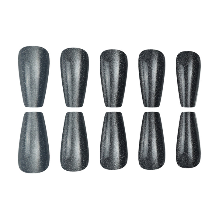 Glamorous Long Coffin Press-On Nails Stornfield