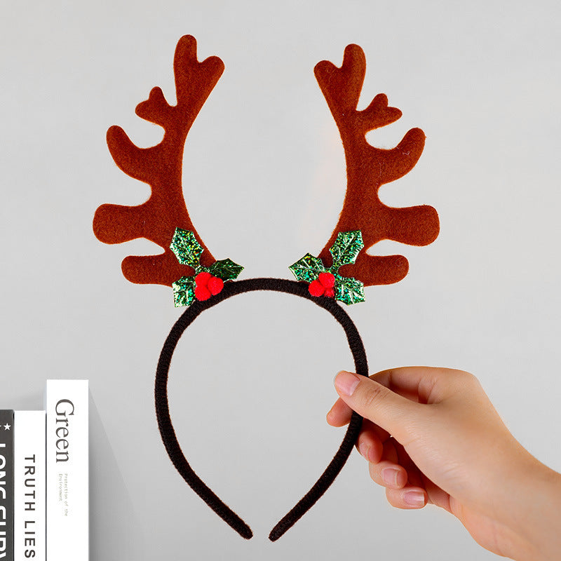 Festive Reindeer Antler Headband