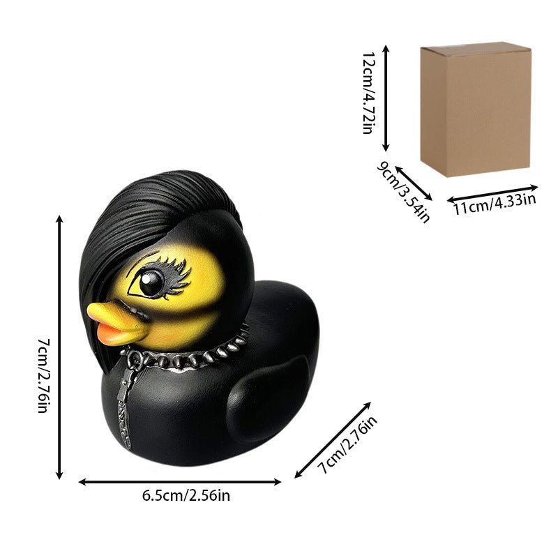Decorative rubber duck with stylish haircut Stornfield