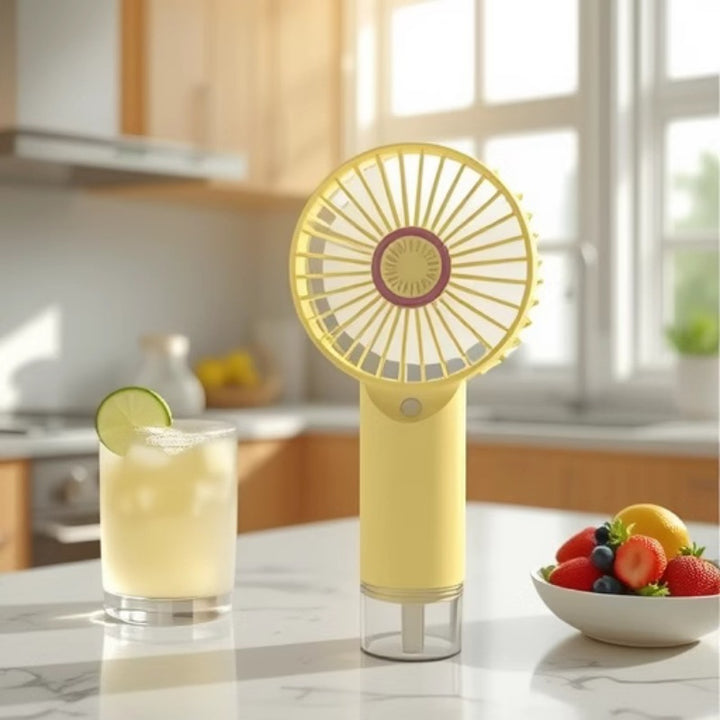 Ladies Portable Mini Fan with Water Mist Sprayer Stornfield