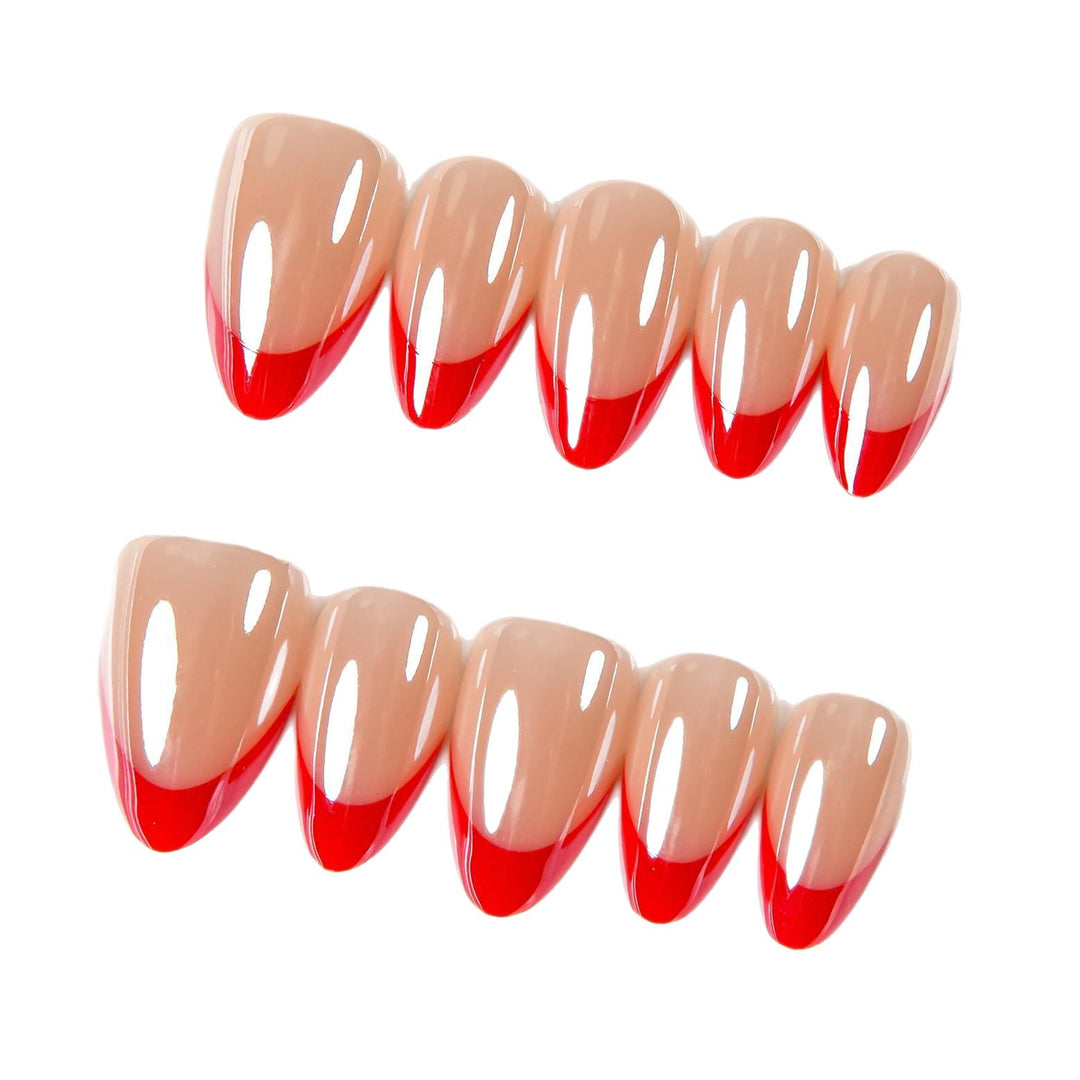 Stylish French Tip Press-On Nails