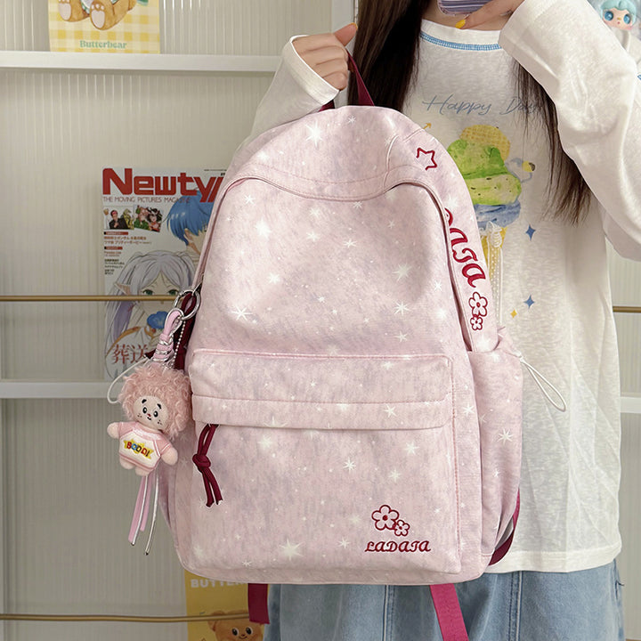 Star-Patterned Casual Backpack Stornfield