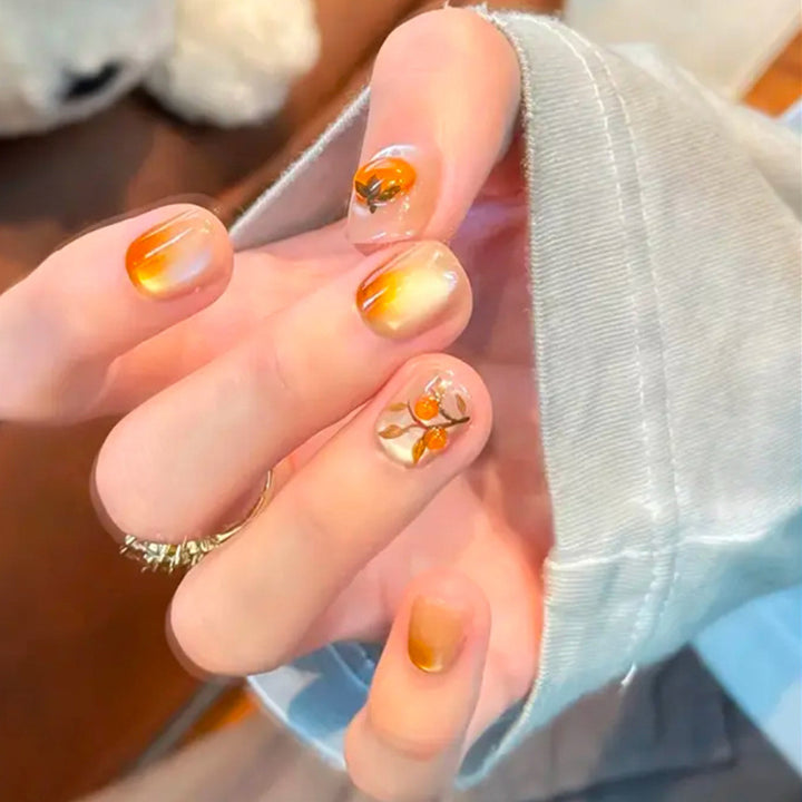 Artificial nail set with shiny 3D accents Stornfield