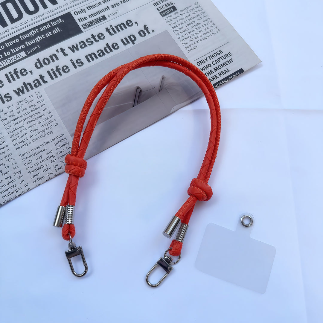 Premium Leather Lanyard Strap Stornfield