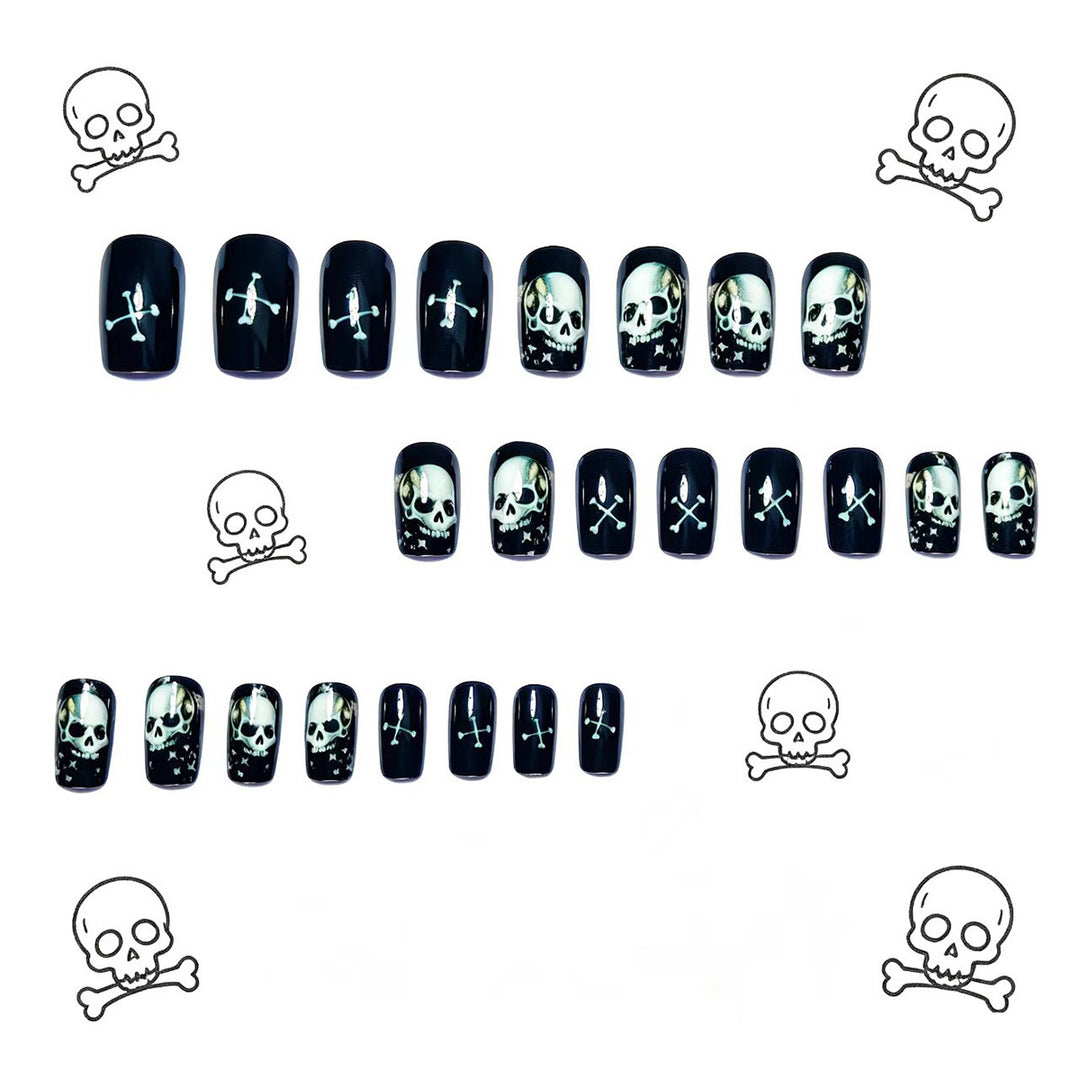 Creative Art Nails in Skull Design Stornfield