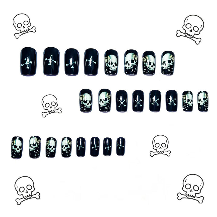 Creative Art Nails in Skull Design Stornfield