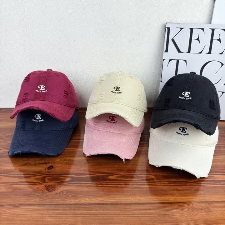 Unisex Distressed Denim Cap Stornfield