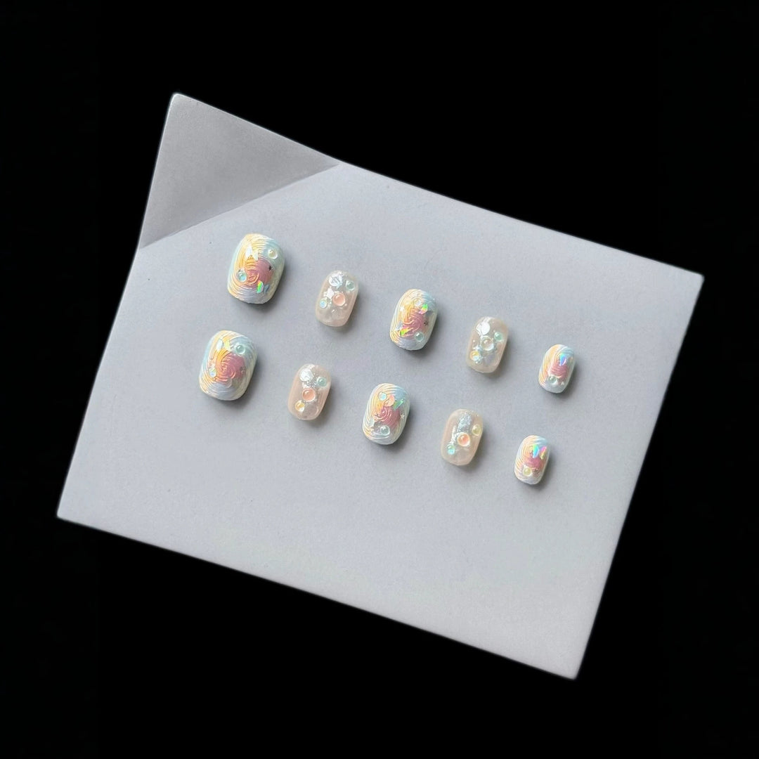 Decorative Artistic Press-On Nail Set