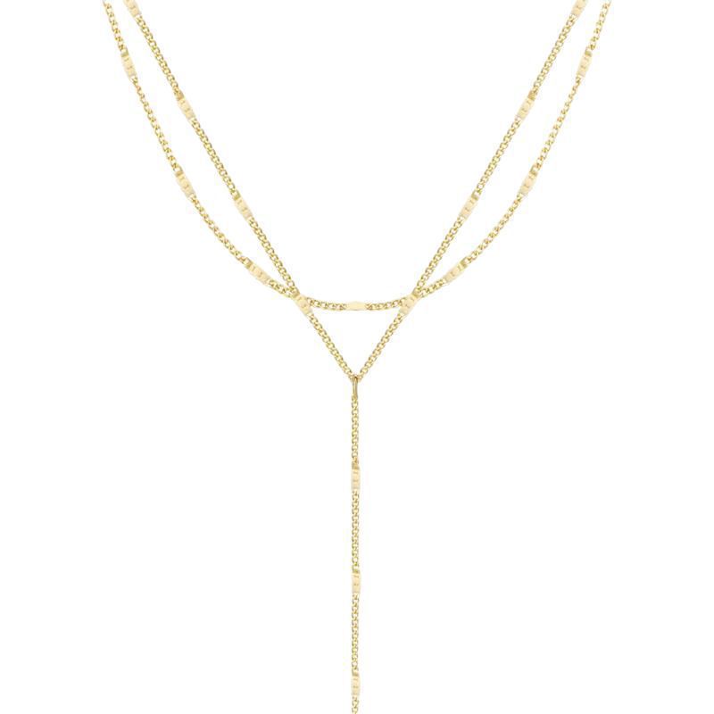 Elegant Layered Y-Chain Necklace Stornfield