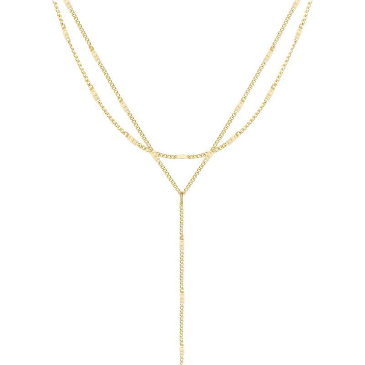 Elegant Layered Y-Chain Necklace Stornfield