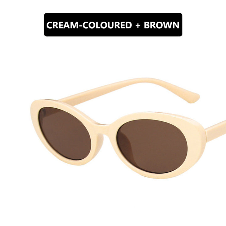 Women's Cat-Eye Sunglasses with Transparent Frame and Gradient Lenses Stornfield