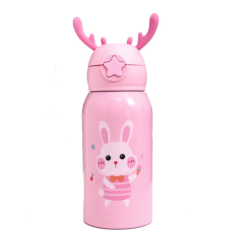 Women's Insulated Water Bottle with Funny Rabbit Design Stornfield