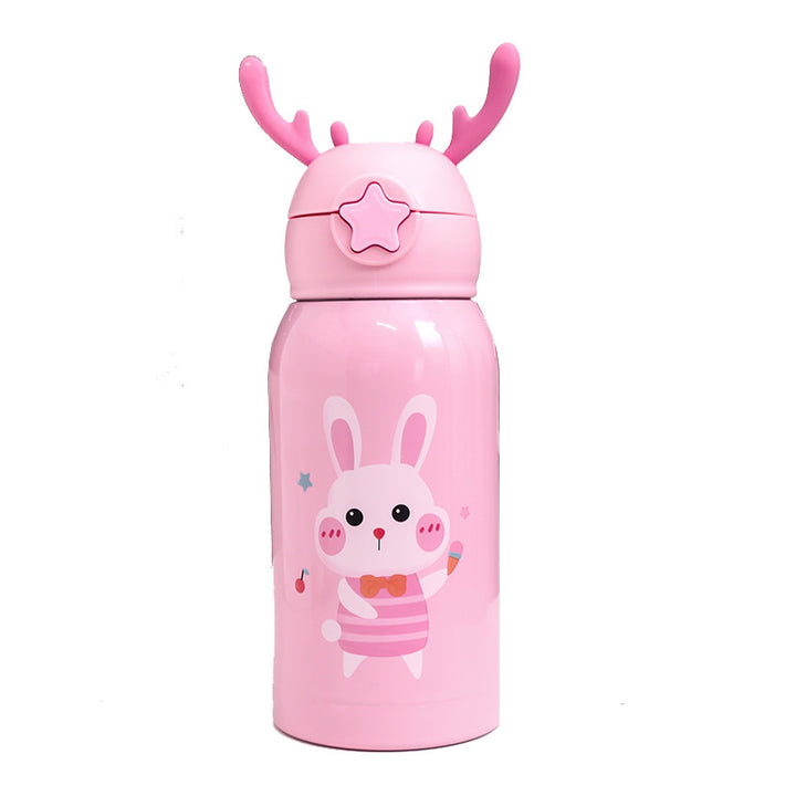 Women's Insulated Water Bottle with Funny Rabbit Design Stornfield