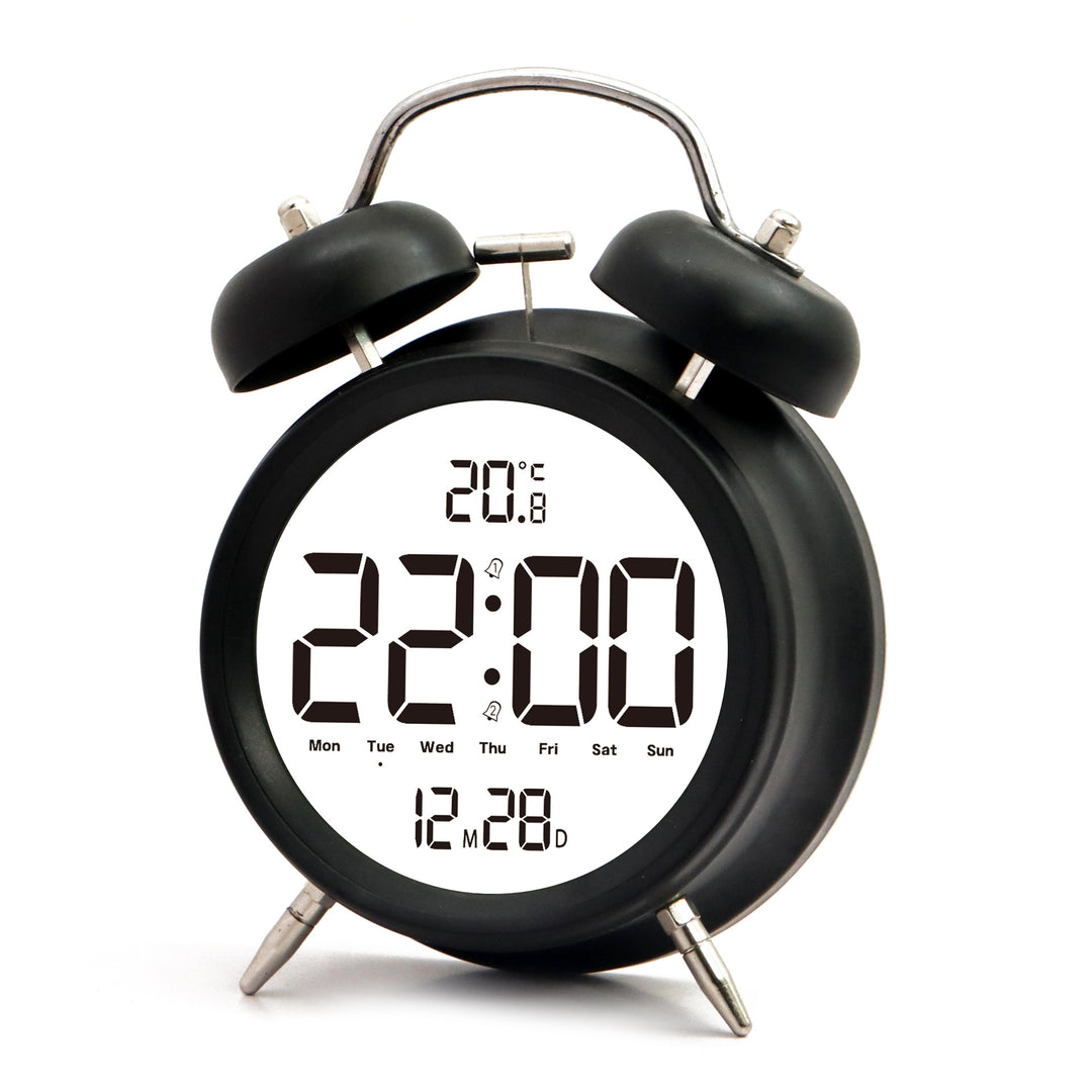 Digital alarm clock with large LED digits and temperature sensor Stornfield