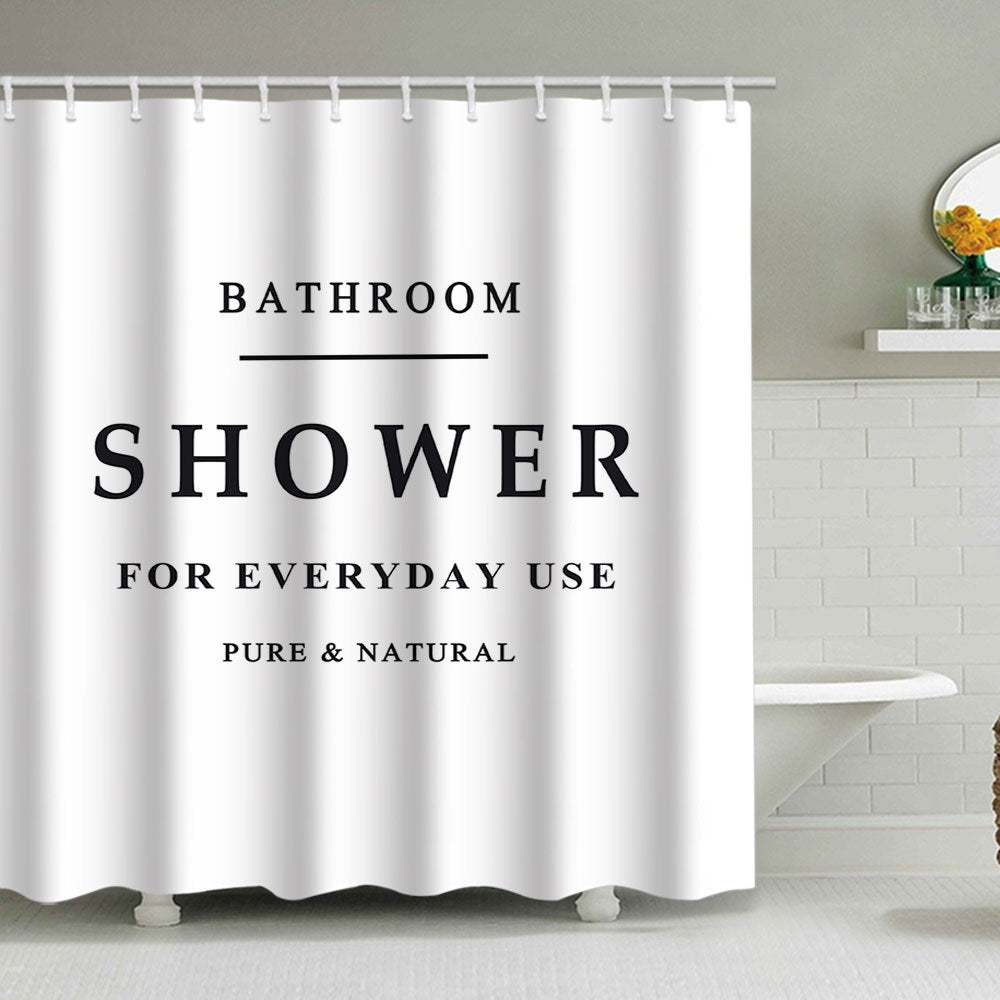 Minimalist Shower Curtain Stornfield