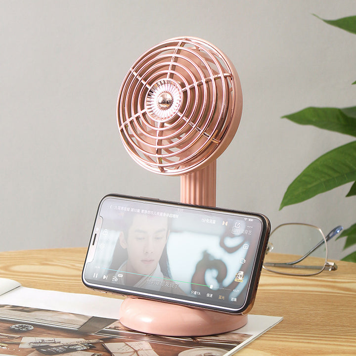 Unisex Portable Desktop Fan with Stylish Retro Design Stornfield