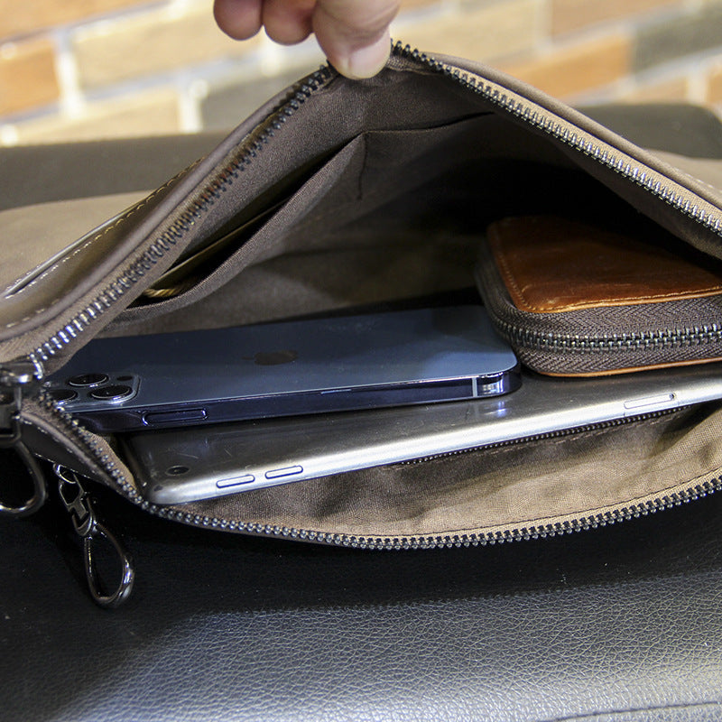 Elegant Clutch Made of High-Quality Faux Leather Stornfield