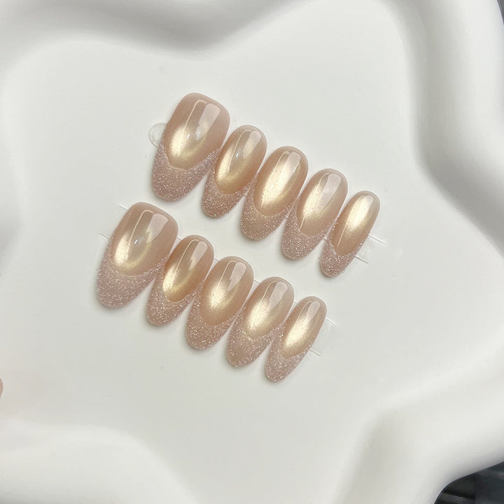 Elegant Glossy Press-On Nail Tips