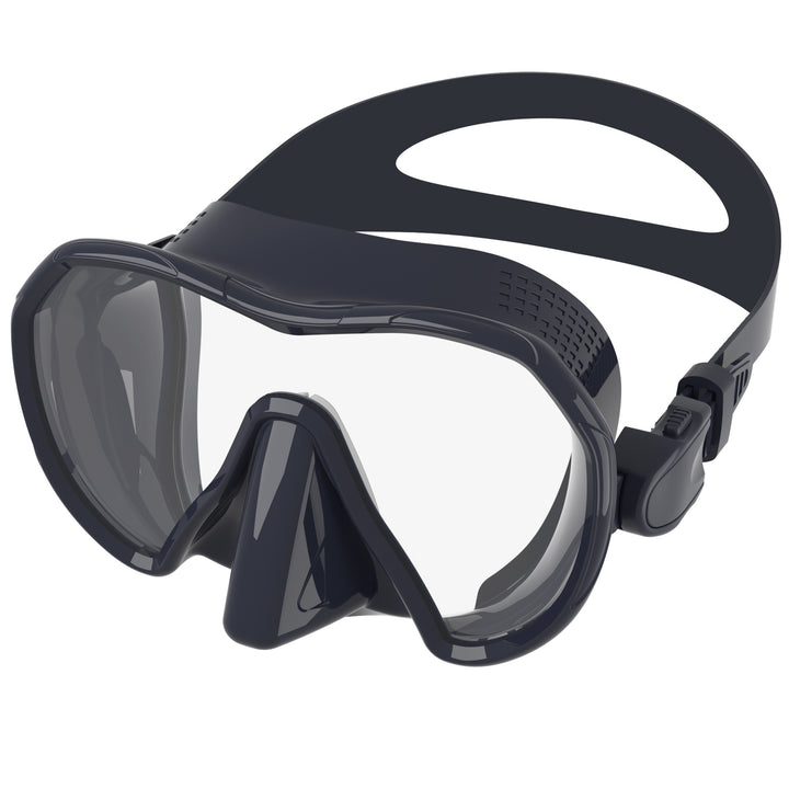 Diving mask with wide field of vision and comfortable silicone edge Stornfield
