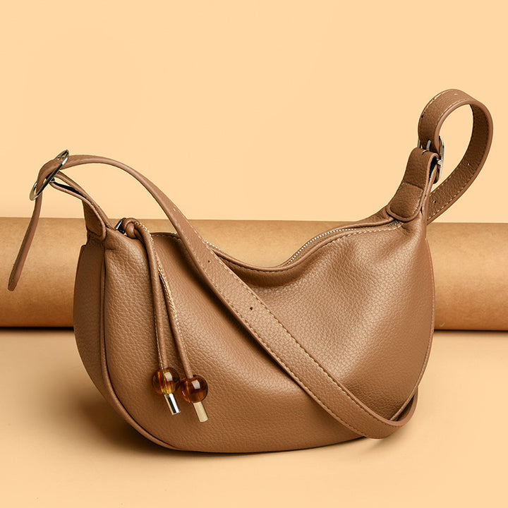 Casual Textured Leather Sling Bag Stornfield