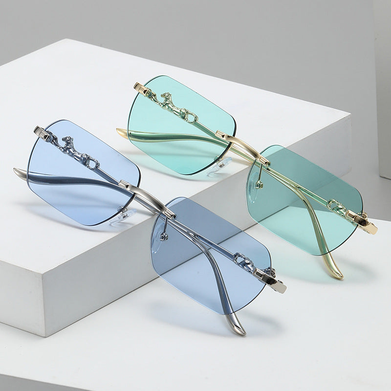 Ladies elegant half-rim glasses with decorative details Stornfield