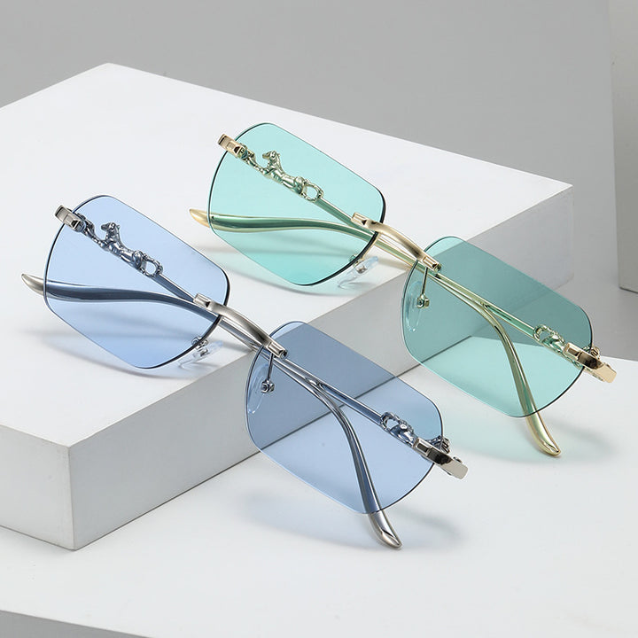 Ladies elegant half-rim glasses with decorative details Stornfield