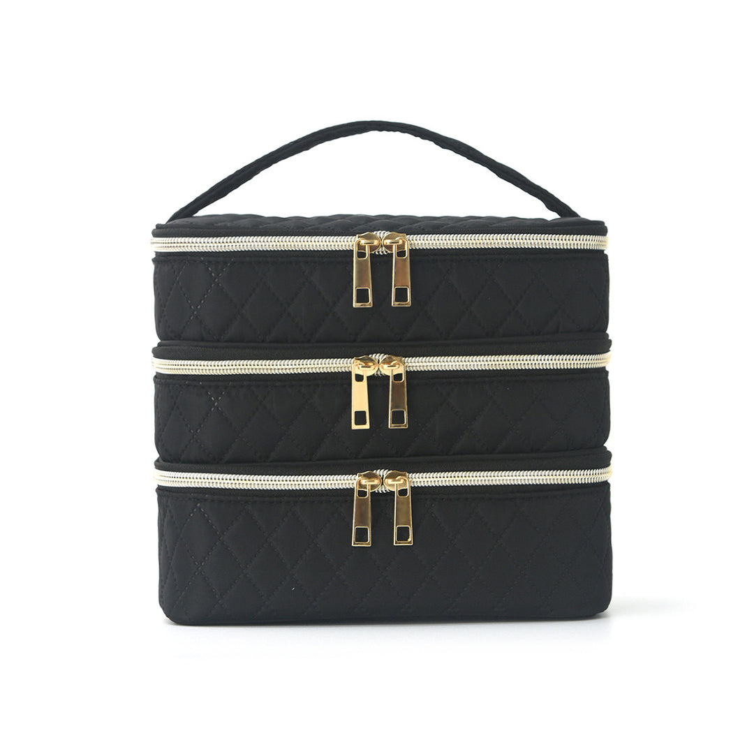 Cosmetic organizer bag with multiple compartments Stornfield