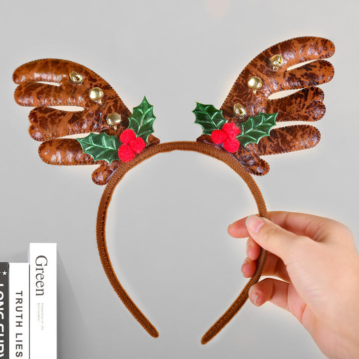 Festive Reindeer Antler Headband