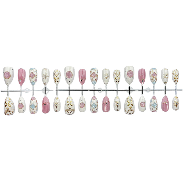 Decorative Press-On Nail Art Set 1790745680