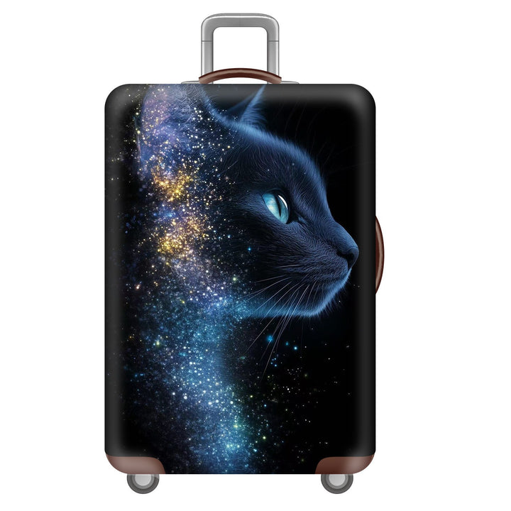 Unisex nano elastic suitcase cover with starry sky city motif, stretch protective cover for trolley luggage Stornfield