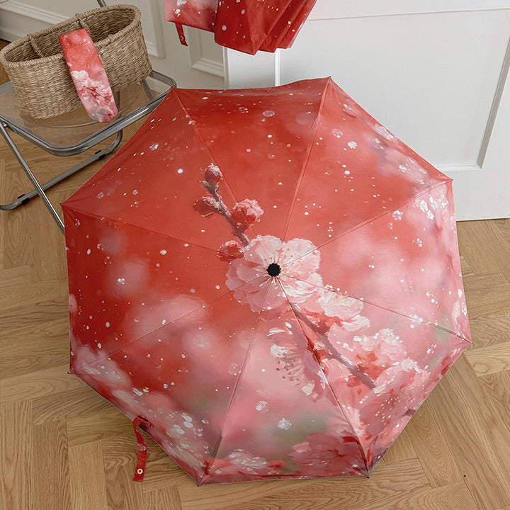 Ladies Foldable Umbrella with Innovative Flower Design Stornfield