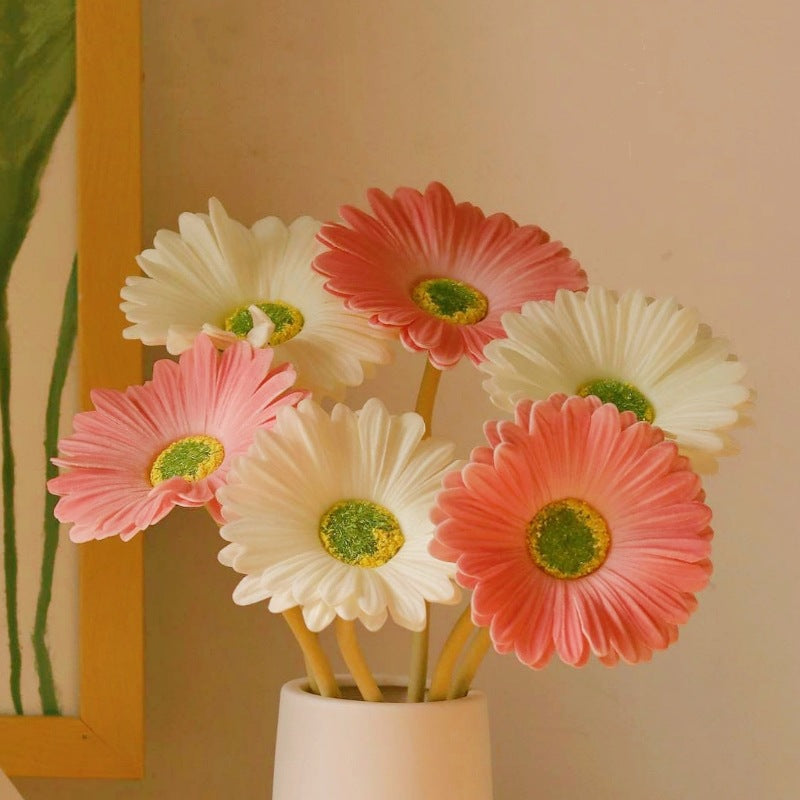 Faux Floral Gerbera Daisy Bouquet