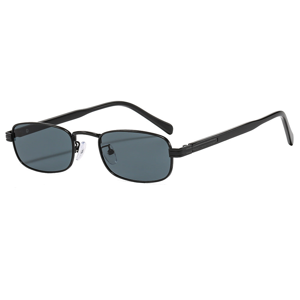 Ladies fashionable sunglasses with stylish metal frame and orange lenses Stornfield