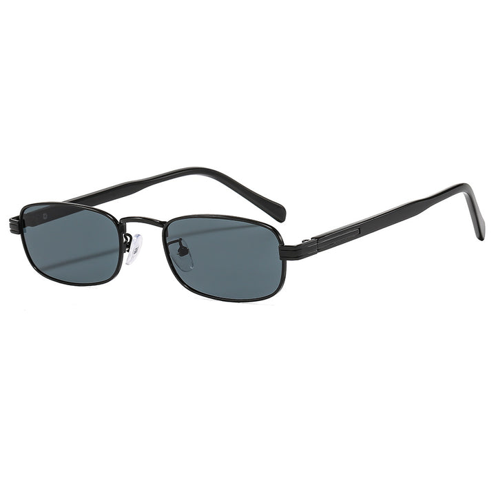 Ladies fashionable sunglasses with stylish metal frame and orange lenses Stornfield