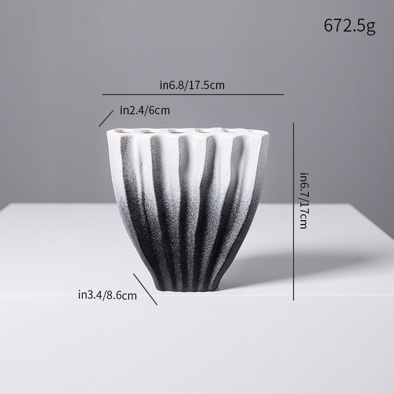 Sculptural Textured Ceramic Vase Stornfeild