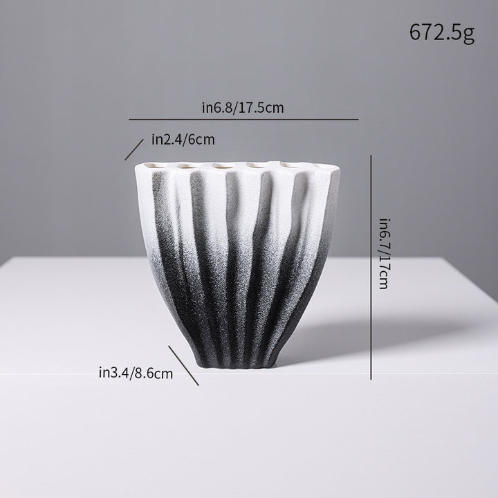 Sculptural Textured Ceramic Vase Stornfeild