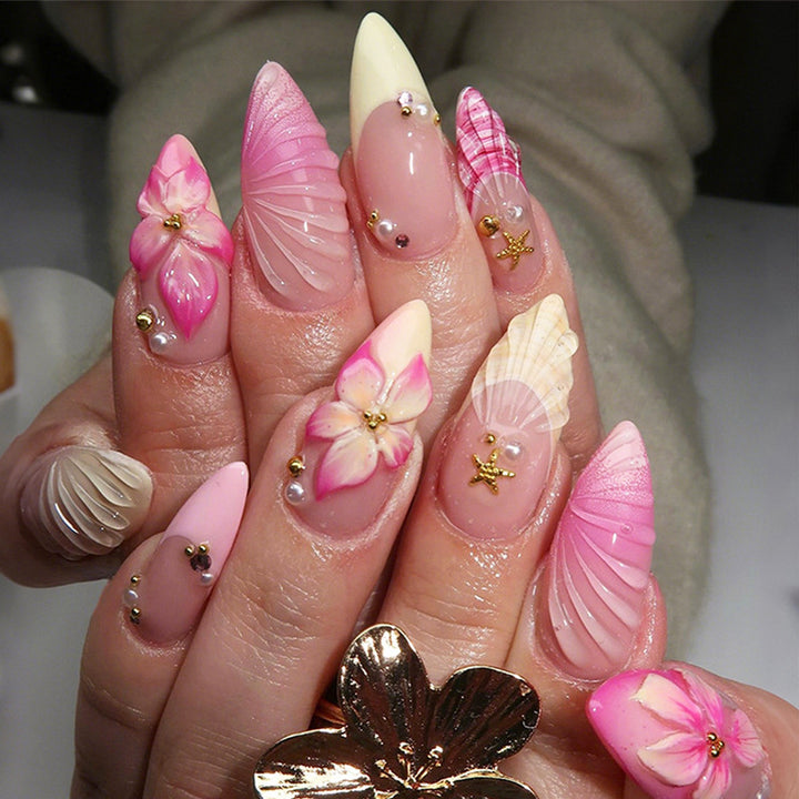 Flower-Inspired Press-On Nail Collection Stornfield