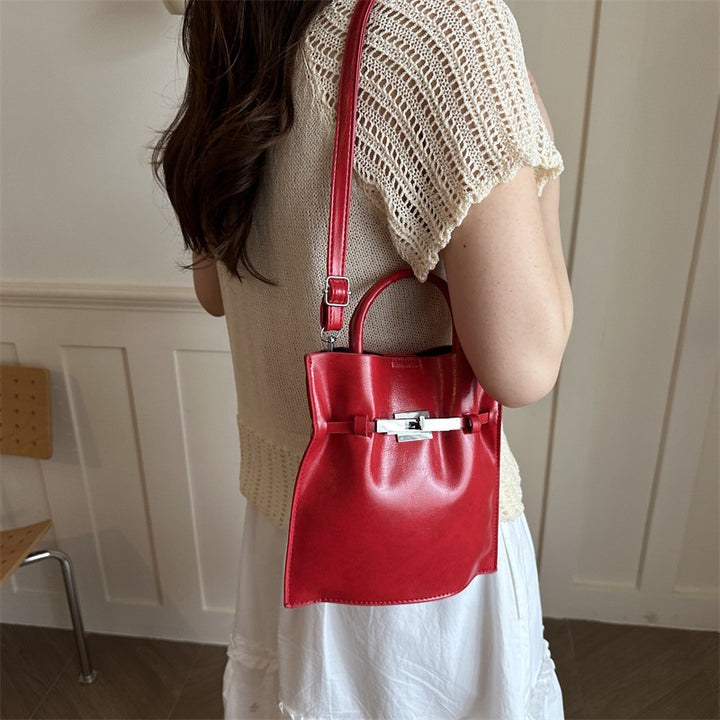 Elegant Structured Leather Handbag