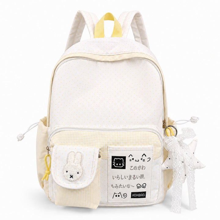 Playful Polka Dot Patterned Backpack Stornfield