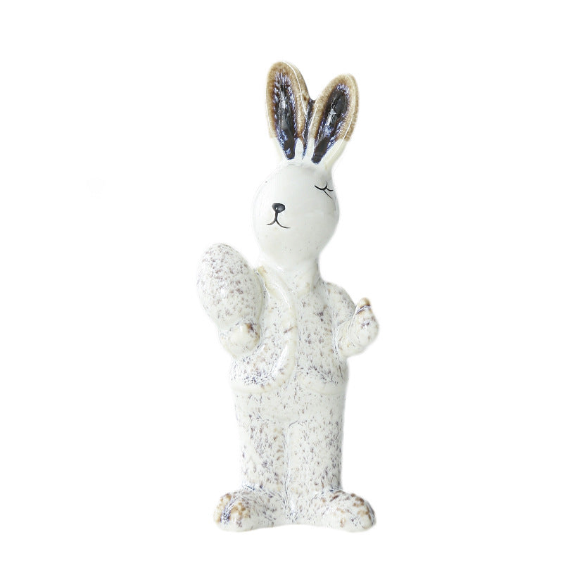 Whimsical Decorative Bunny Sculpture Stornfeild