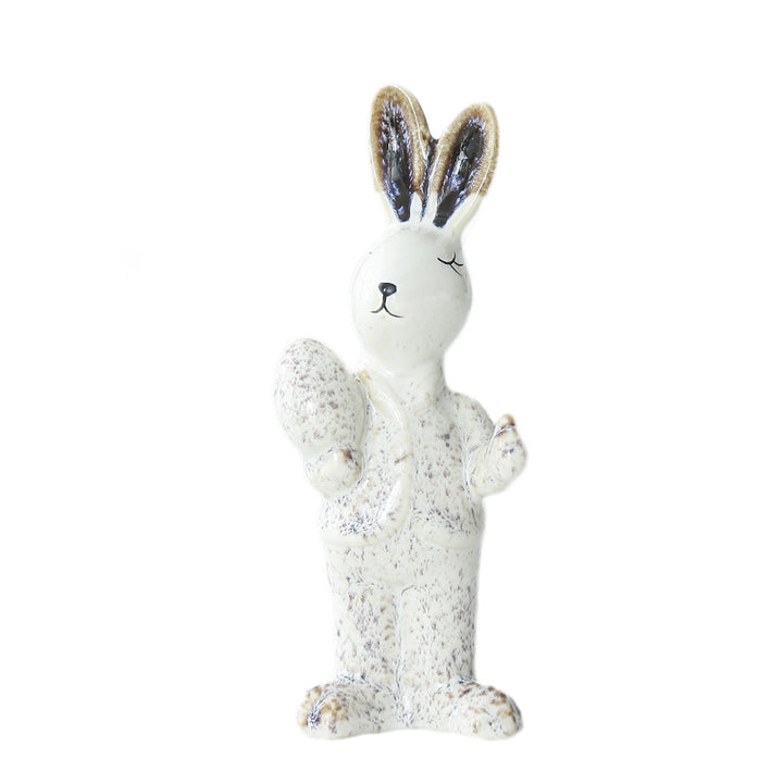 Whimsical Decorative Bunny Sculpture Stornfeild