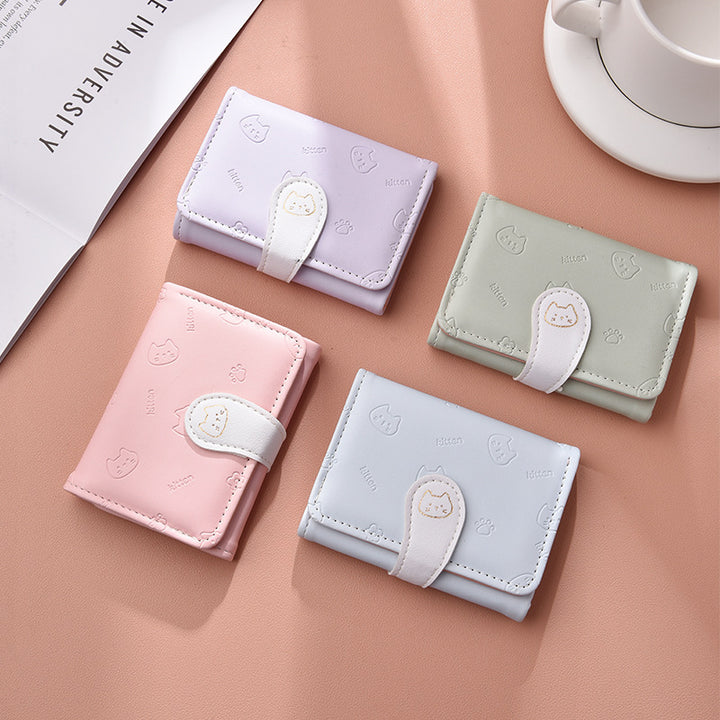 Cute Cat-Themed Card Wallet Stornfield